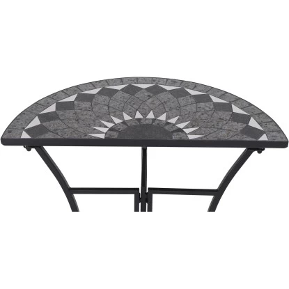Siena Garden Tisch Como Stahl 35,5 Cm X 70 Cm X 71 Cm Grau Mosaik 6 Siena Garden Tisch Como Stahl 35,5 Cm X 70 Cm X 71 Cm Grau Mosaik – Bild 6