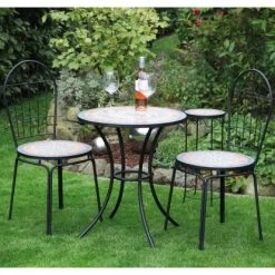 Siena Garden Blumenständer Prato Eisen 41 Cm X 41 Cm X 59 Cm Schwarz Mosaik 13 Siena Garden Blumenständer Prato Eisen 41 Cm X 41 Cm X 59 Cm Schwarz Mosaik -GartenOase Wohnaccessoires 720914 1346 03