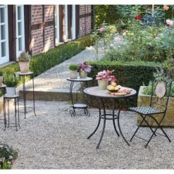 Siena Garden Blumenständer Prato Eisen 41 Cm X 41 Cm X 59 Cm Schwarz Mosaik 16 Siena Garden Blumenständer Prato Eisen 41 Cm X 41 Cm X 59 Cm Schwarz Mosaik -GartenOase Wohnaccessoires 720914 1346 06