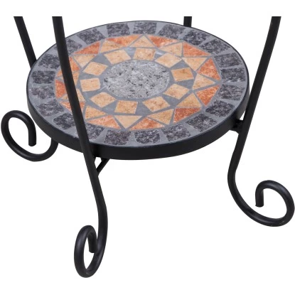 Siena Garden Blumenständer Prato Eisen 41 Cm X 41 Cm X 59 Cm Schwarz Mosaik 9 Siena Garden Blumenständer Prato Eisen 41 Cm X 41 Cm X 59 Cm Schwarz Mosaik – Bild 9