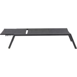 Siena Garden Rollliege Mirena 210 Cm X 65 Cm X 42,5 Cm Silber-Schwarz -GartenOase Wohnaccessoires 721018 1346 07
