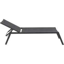 Siena Garden Rollliege Mirena 210 Cm X 65 Cm X 42,5 Cm Silber-Schwarz -GartenOase Wohnaccessoires 721018 1346 08