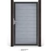 GroJa Solid Steckzaun Tor Universal-DIN Steingrau 100 Cm X 180 Cm