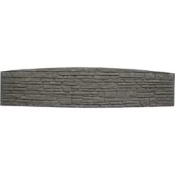 Betonzaun-Bogenplatte Montana 200 Cm X 45 Cm X 3 Cm