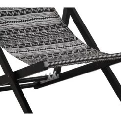 Klappsessel Timbore Holz Schwarz Mit Verstellbarer Rückenlehne -GartenOase Wohnaccessoires 7787534 CU01 020919 RET01