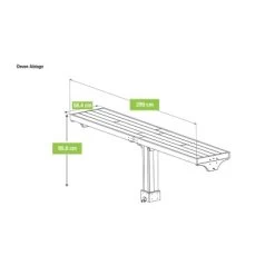Westmann Seitenablage Für Pavillon (BxHxT) 299 Cm X 96 Cm X 59 Cm FSC® -GartenOase Wohnaccessoires 814995 1741 1