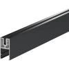 ZacAlu Aufsatzleiste Für Alupanel Mit Aufnahme 2 Mm - 4 Mm Anthrazit 190 Mm
