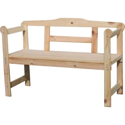 Friesenbank 2-Sitzer Natur 1 Friesenbank 2-Sitzer Natur