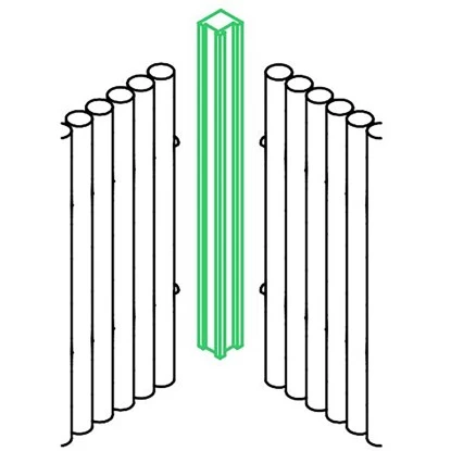 Elephant Eckpfosten Rechts Bambooline 200 Cm X 7,5 Cm X 7,5 Cm 3 Elephant Eckpfosten Rechts Bambooline 200 Cm X 7,5 Cm X 7,5 Cm – Bild 3