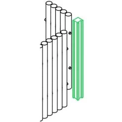Elephant Eckpfosten Links Bambooline 200 Cm X 7,5 Cm X 7,5 Cm -GartenOase Wohnaccessoires 836459 2608 3