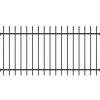 Metallzaun Zaunfeld Chaussee Schwarz 120 Cm X 200 Cm