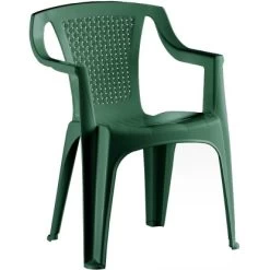 Gartenstuhl Luna Kunststoff Grün