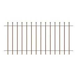 Eleo Gartenzaun Ancona 96 Cm X 90 Cm Unbeschichtet