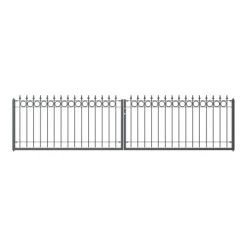 Eleo Doppeltor Belluno 400 Cm X 100 Cm Pulverbeschichtet DB703