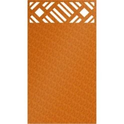 Eleo Sichtschutz Amato Metall Cortenstahl