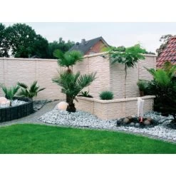 Betonzaun-Platte Nostalgie 144 Cm X 30 Cm X 4,5 Cm