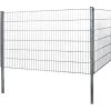 Doppelstabmattenzaun Stärke 8/6/8 Verzinkt 63 X 251 Cm