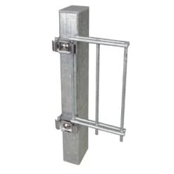 Metallzaun Grund-Set Doppelstabmatte Verzinkt Z. Einbeton. 100 Cm X 1000 Cm -GartenOase Wohnaccessoires nbauset fvz zE 100cm 2m 03