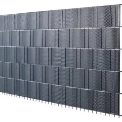 PVC-Sichtschutzstreifen Anthrazit Höhe 19 Cm Länge 200 Cm 5 Streifen 3 PVC-Sichtschutzstreifen Anthrazit Höhe 19 Cm Länge 200 Cm 5 Streifen -GartenOase Wohnaccessoires obi 179