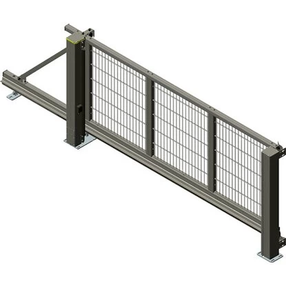 Alberts Schiebetor Mosaik DSM 300 Cm X 120 Cm Links Anthrazit 2 Alberts Schiebetor Mosaik DSM 300 Cm X 120 Cm Links Anthrazit – Bild 2