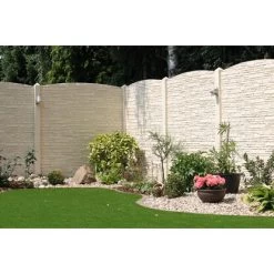 Betonzaun-Bogenplatte Montana 200 Cm X 45 Cm X 3 Cm -GartenOase Wohnaccessoires obi 186
