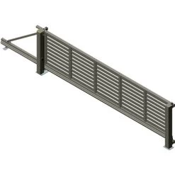 Alberts Schiebetor Mosaik Profile 500 Cm X 200 Cm Links Anthrazit -GartenOase Wohnaccessoires obi 191