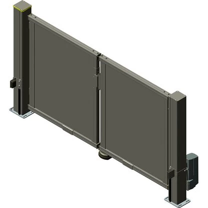 Alberts Doppeltor Mosaik Glattblech 434 Cm X 160 Cm Mittig Geteilt Anthrazit 2 Alberts Doppeltor Mosaik Glattblech 434 Cm X 160 Cm Mittig Geteilt Anthrazit – Bild 2