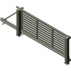 Alberts Schiebetor Mosaik Profile 300 Cm X 200 Cm Links Anthrazit -GartenOase Wohnaccessoires obi 198