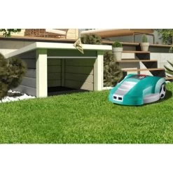 Mährobotergarage Terragrau 4 Mährobotergarage Terragrau -GartenOase Wohnaccessoires obotergarage terragrau 1 2