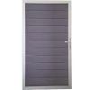 GroJa Steckzaun Solid Tor Universal 100 Cm X 180 Cm Steingrau